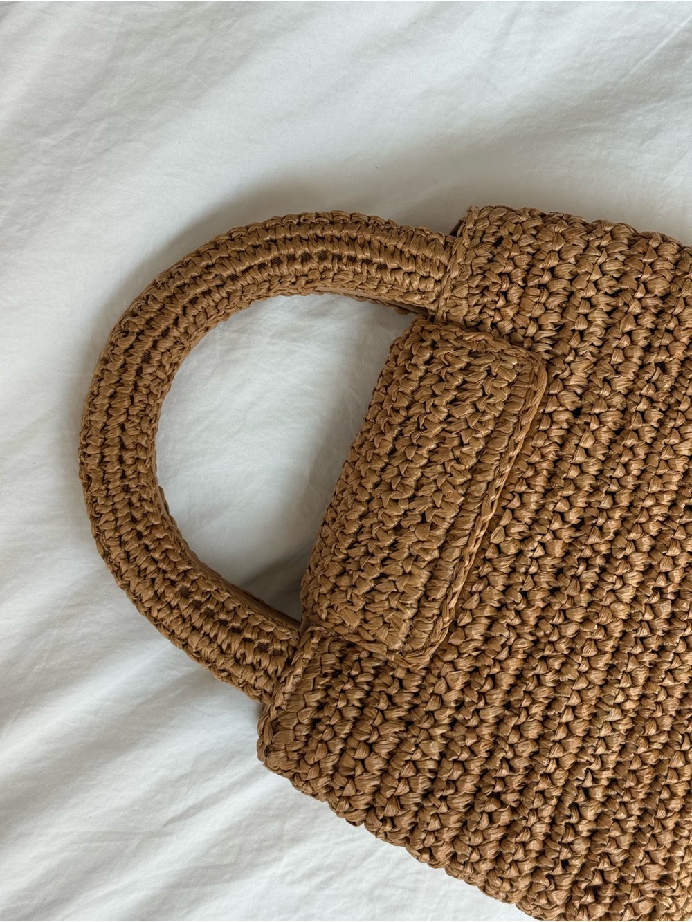 CHANEL Kelly raffia top-handle bag - Picture 6 of 12